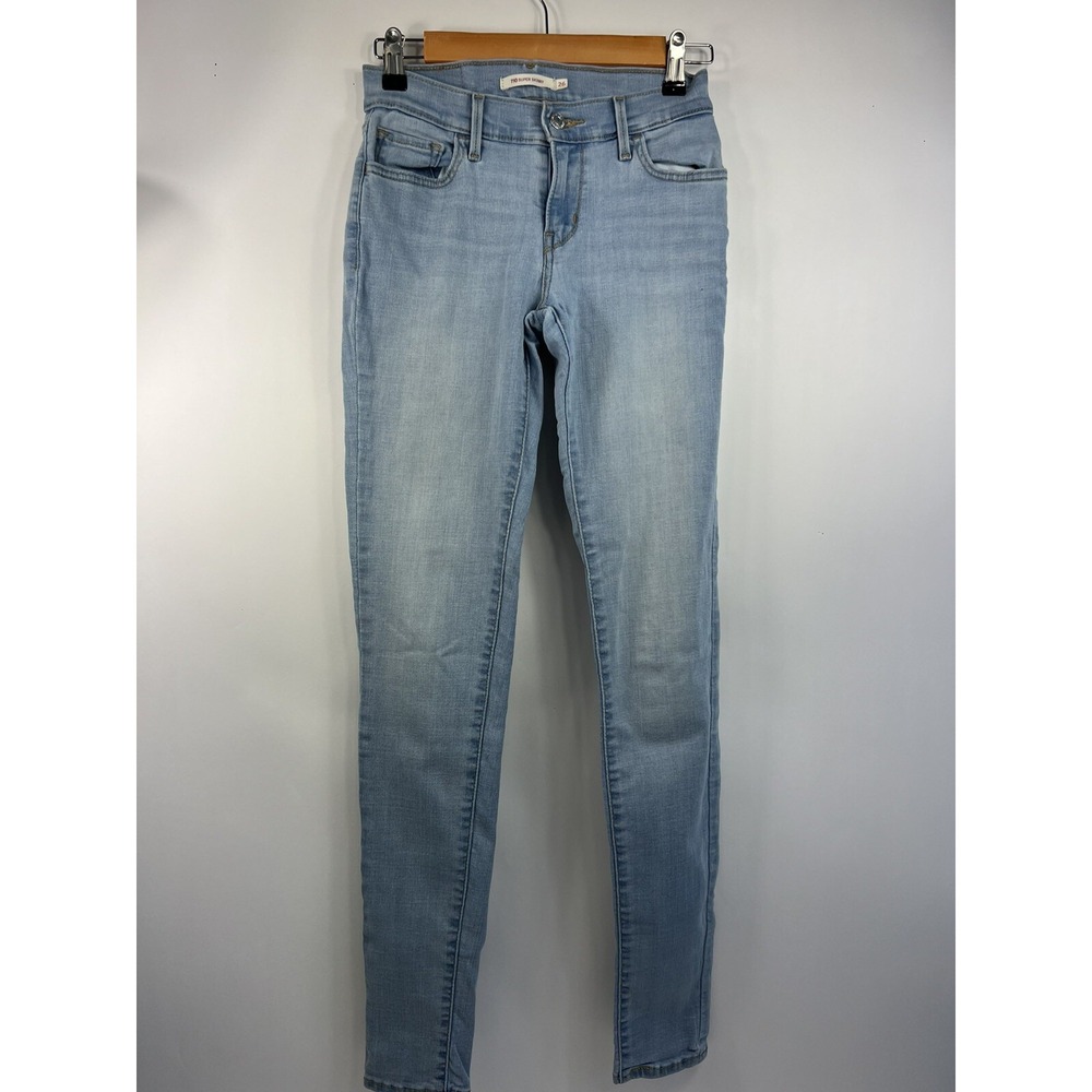 Levi Strauss & Co 710 Super Skinny Jeans Women's Sz 26 Blue Stretch‎